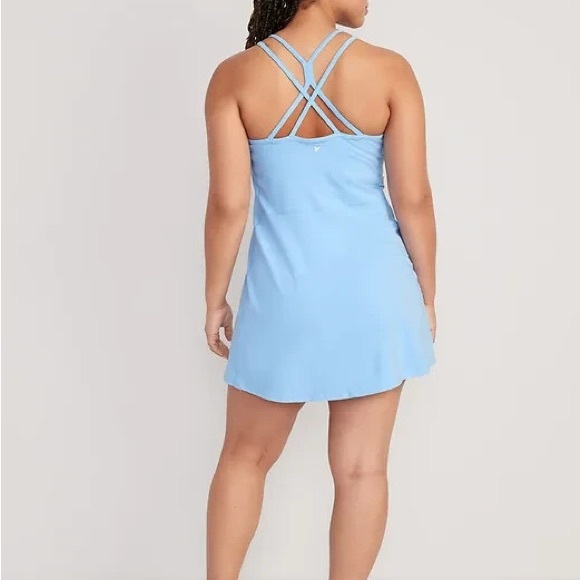 Light Blue Strappy Dress - Picture 2 of 10